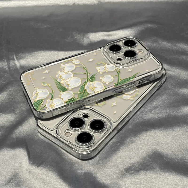 Aesthetic Flower Clear Case
