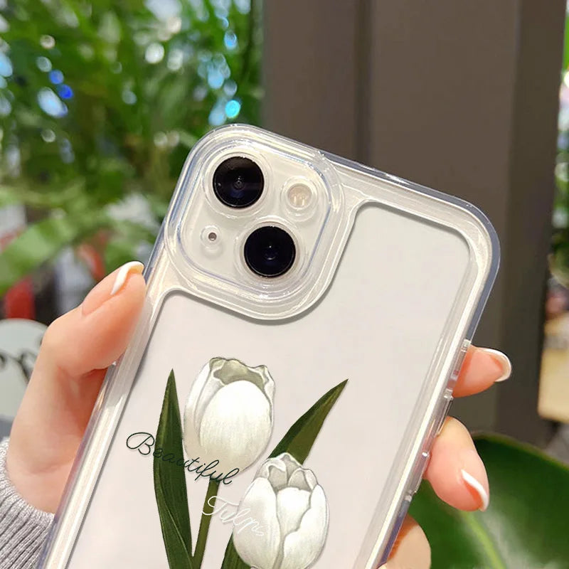Tulip Bloom Clear Case