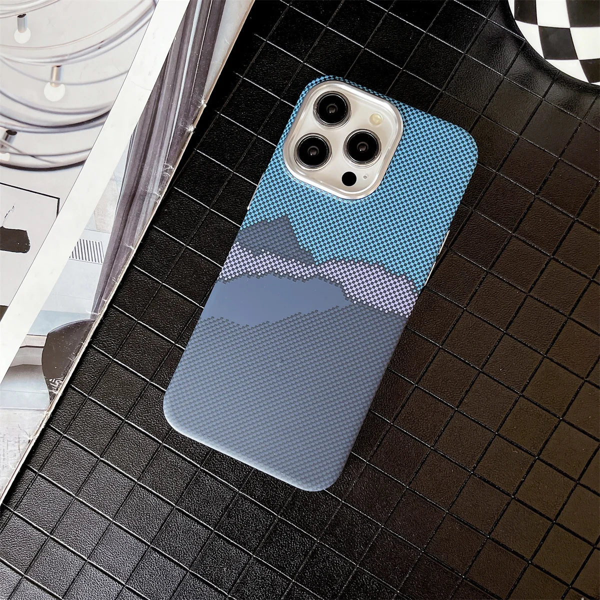 Carbon Fiber Texture Case for iPhone