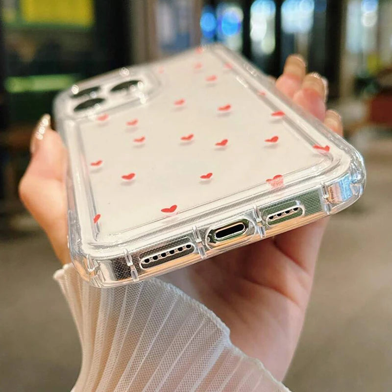 Minimal Heart Clear Case