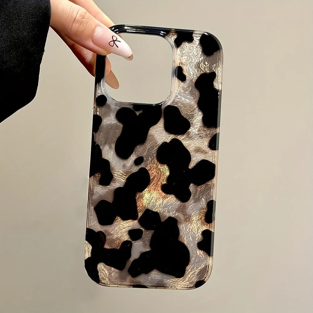Glossy Cow Print Case