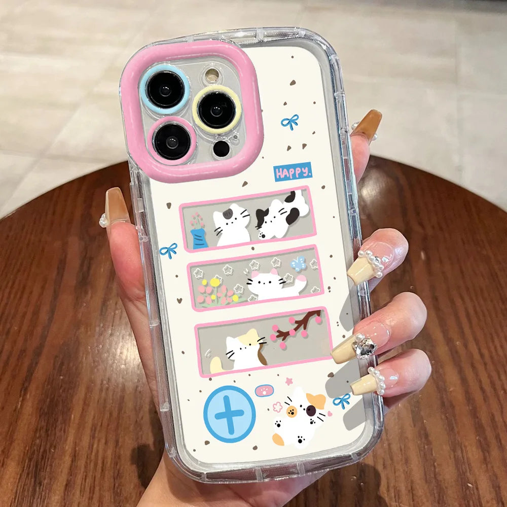 Cute Black Baby Cat Silicone Case