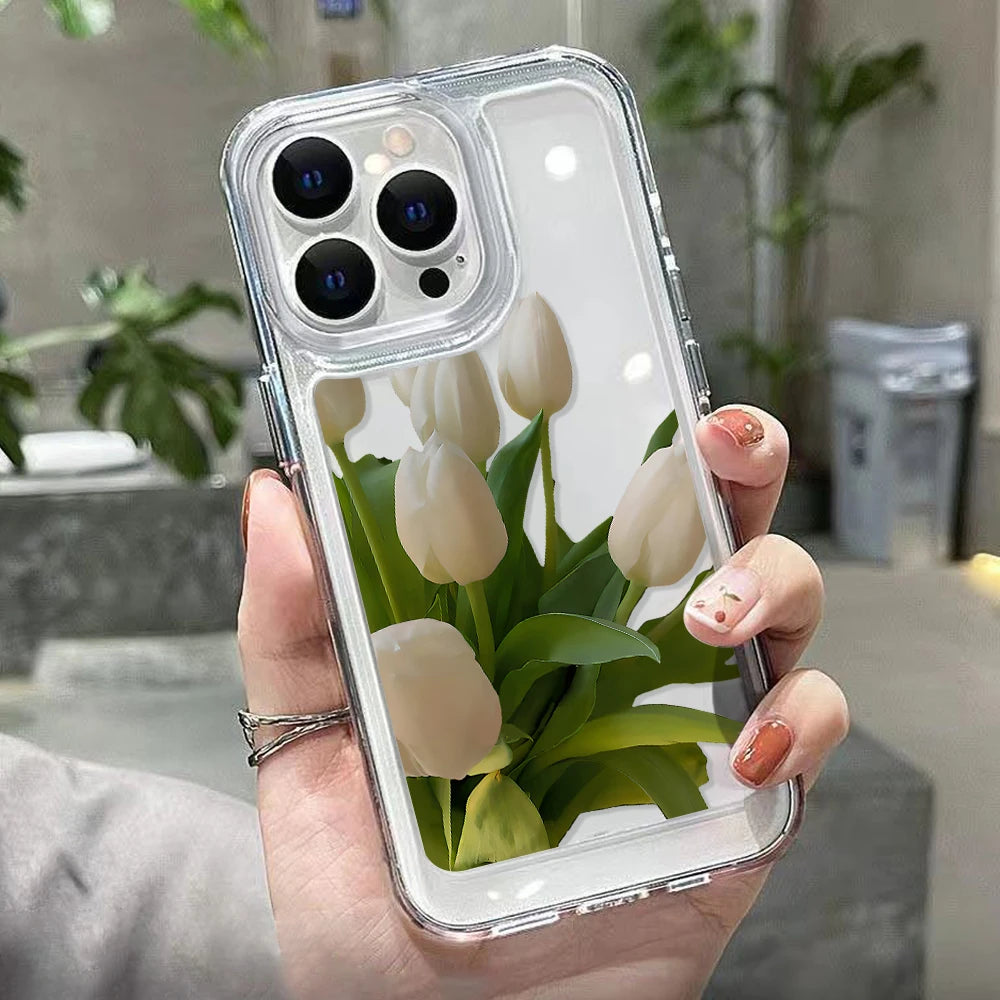 Tulip Bloom Clear Case