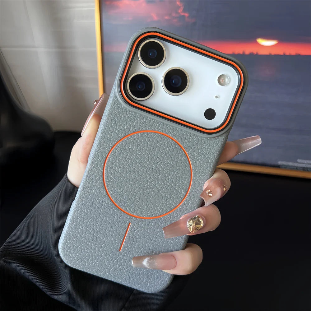Frosted Lichee Mag Case