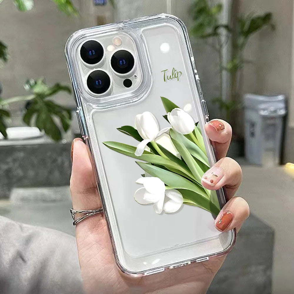 Tulip Bloom Clear Case