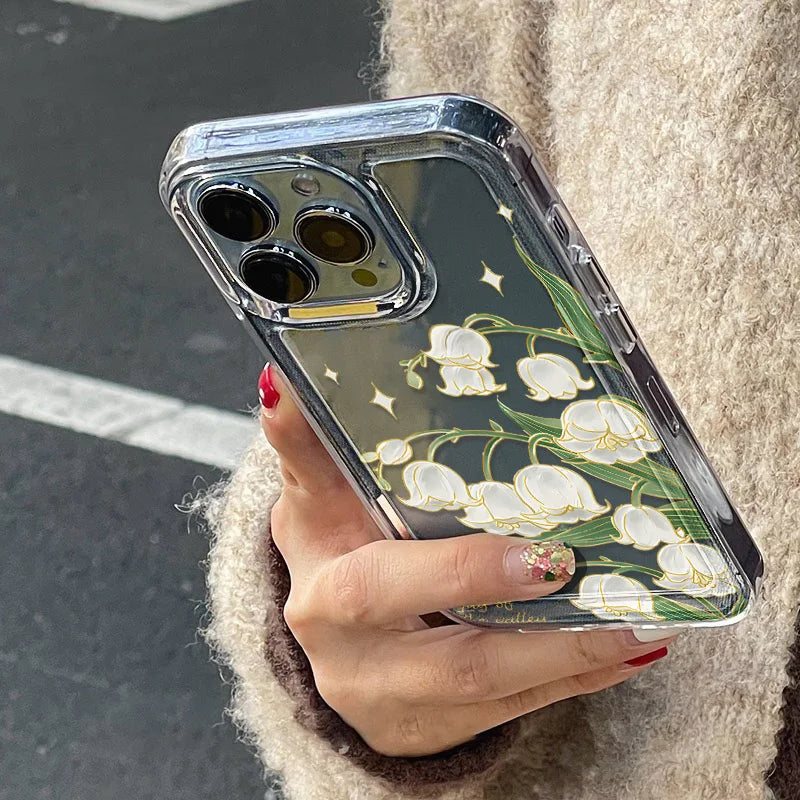 Aesthetic Flower Clear Case