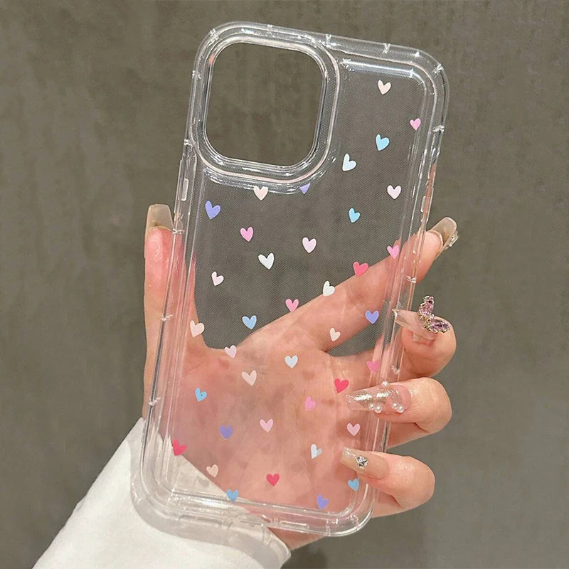 Minimal Heart Clear Case