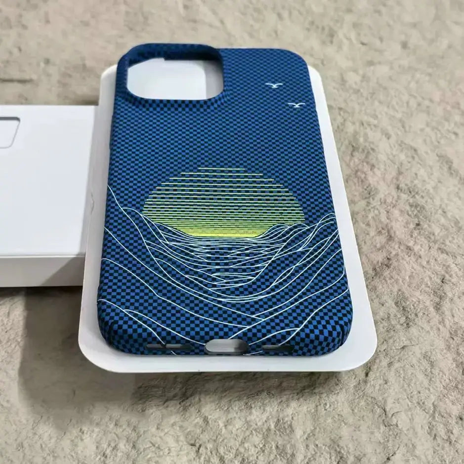 Slim Carbon Fiber Pattern Case