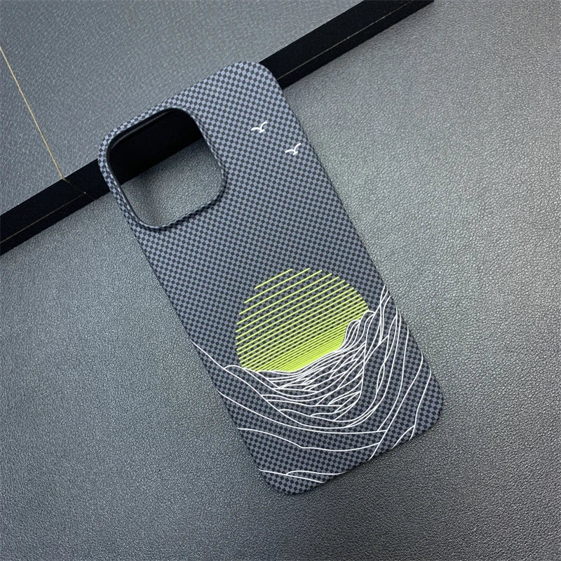 Slim Carbon Fiber Pattern Case