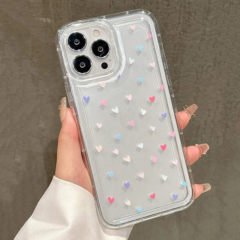 Minimal Heart Clear Case