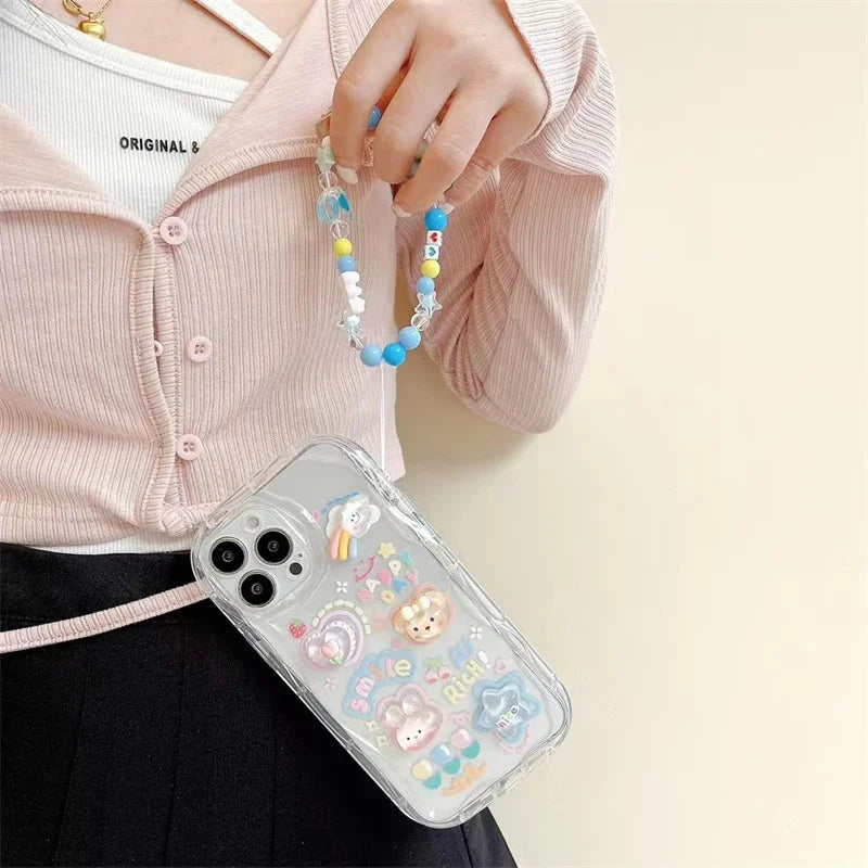 Bear Charm Lanyard Case