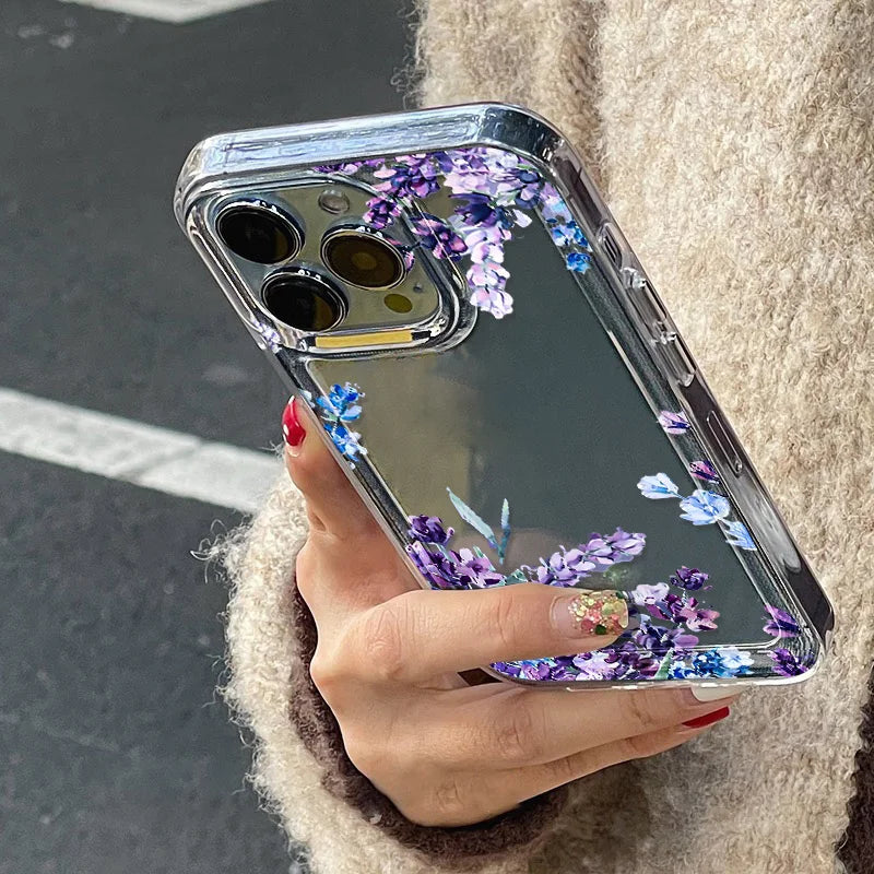 Floral Clear Silicone Case