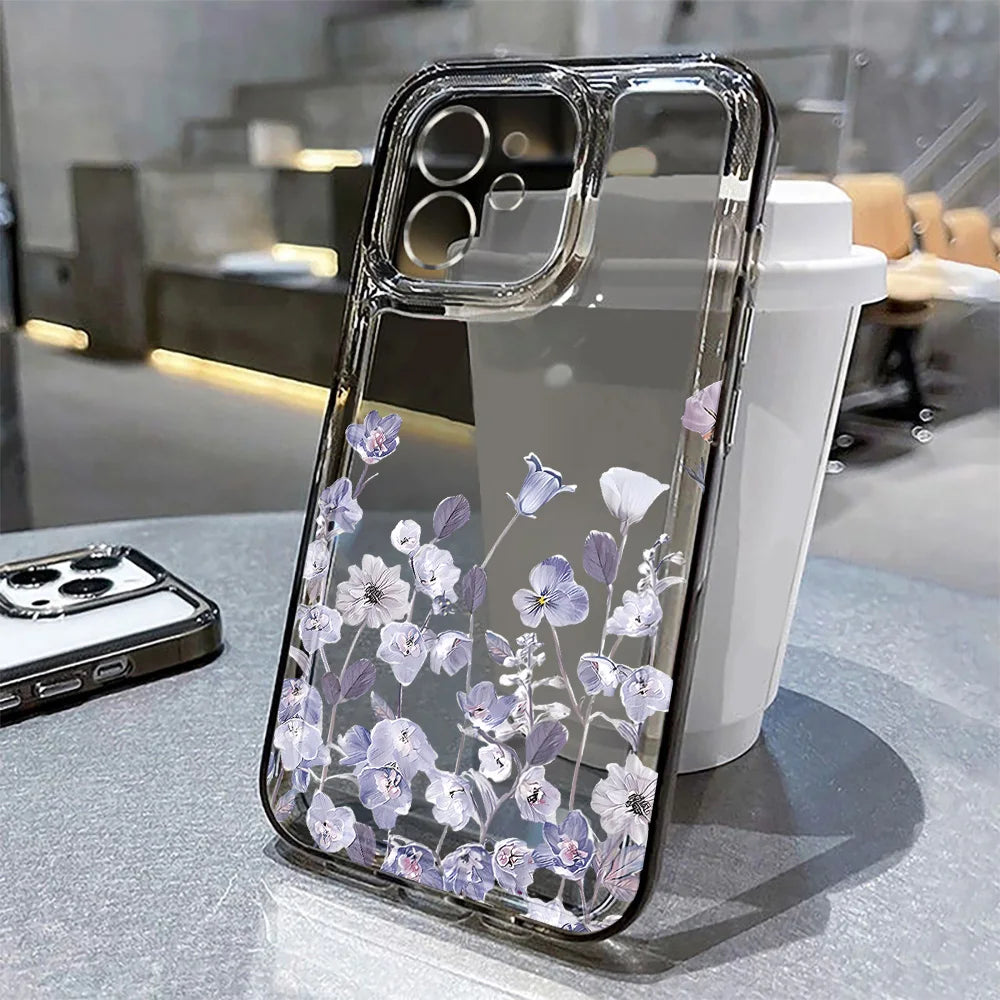 Floral Clear Silicone Case