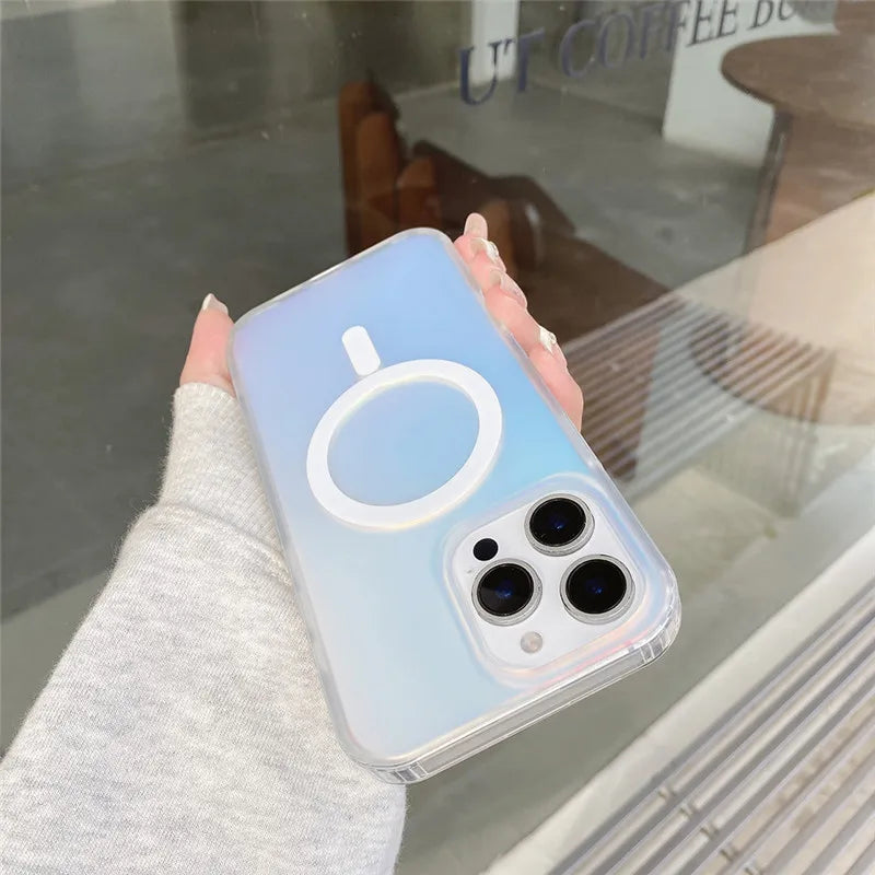Frosted Laser Gradient Case