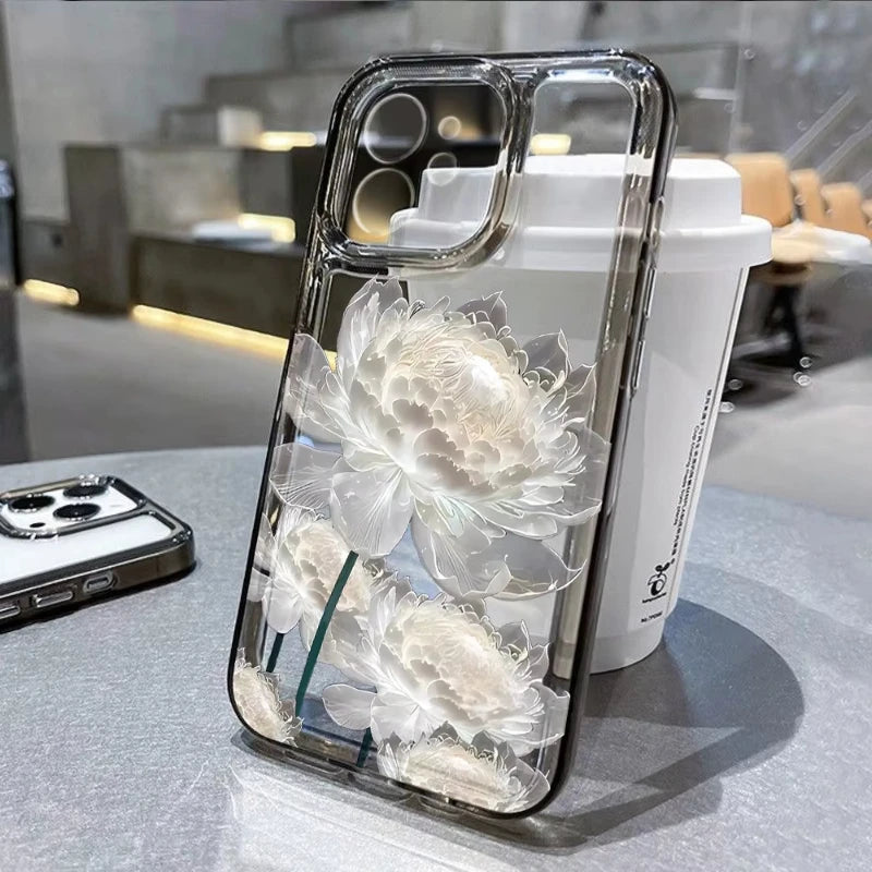 Floral Clear Silicone Case