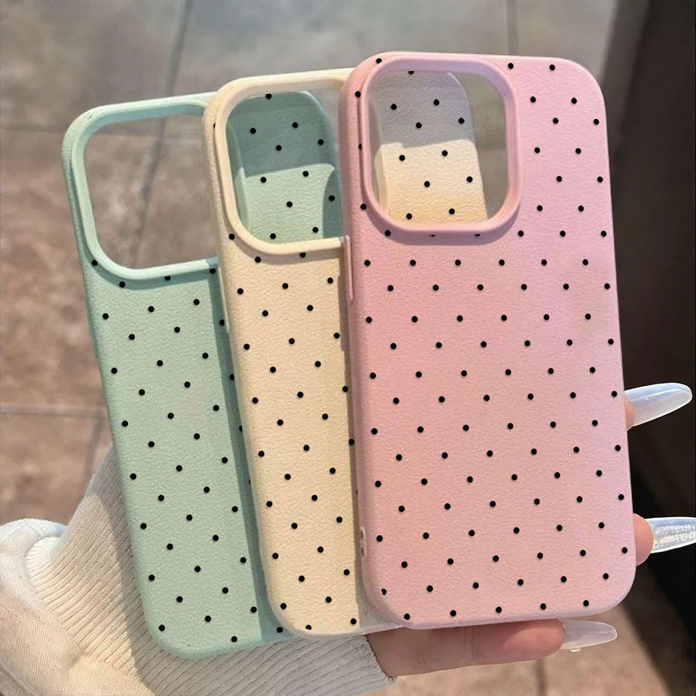 Silicone Candy Polka Dot Case