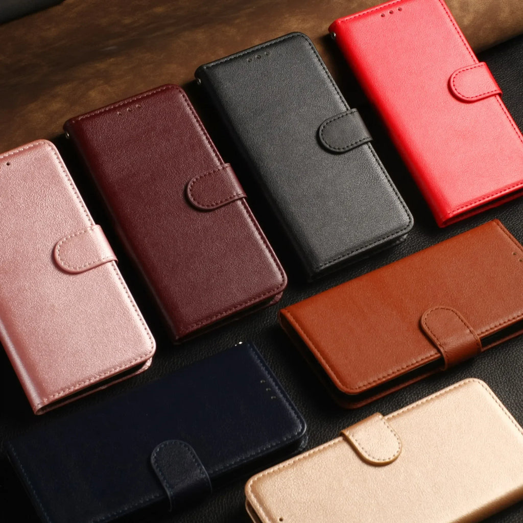 Premium Samsung Leather Wallet Case