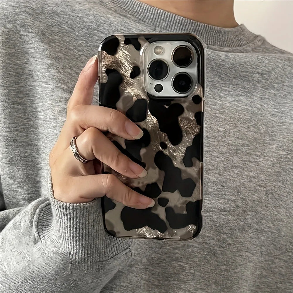 Glossy Cow Print Case