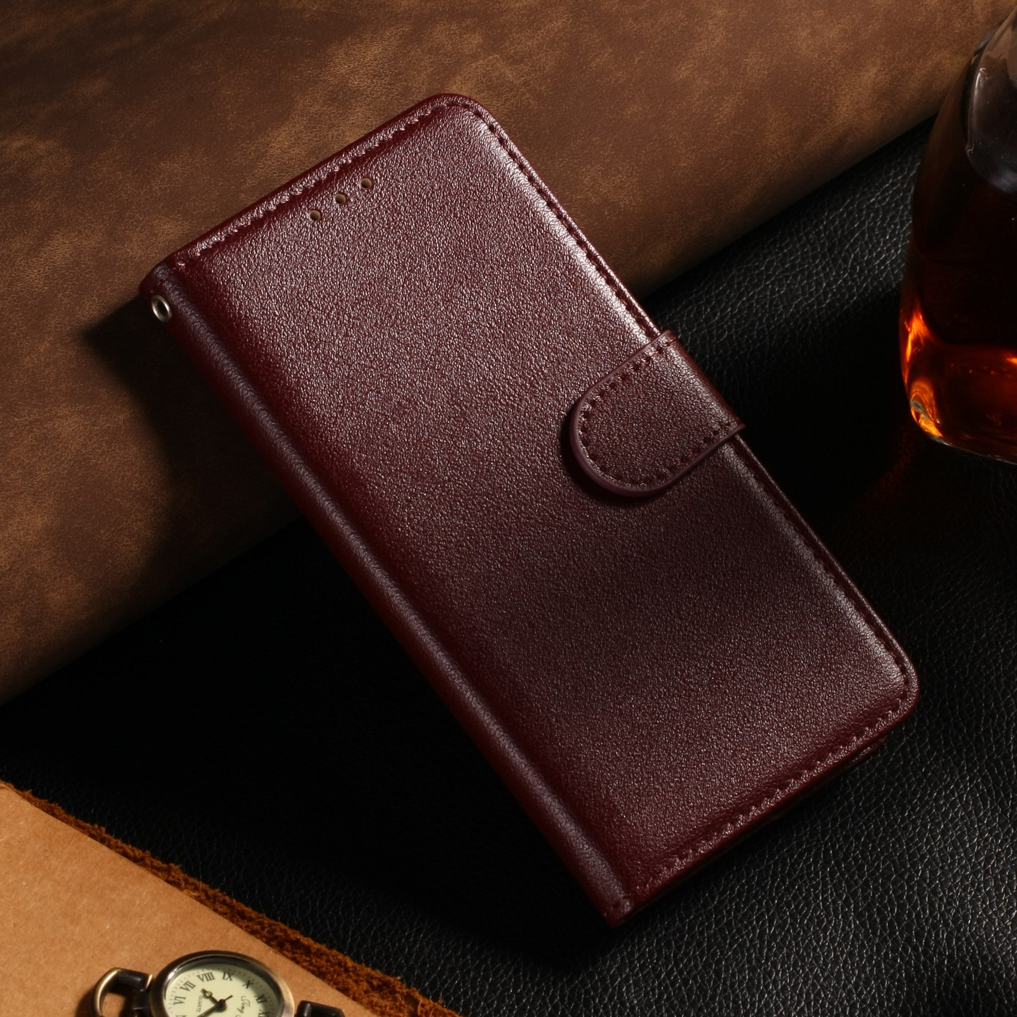 Premium Samsung Leather Wallet Case