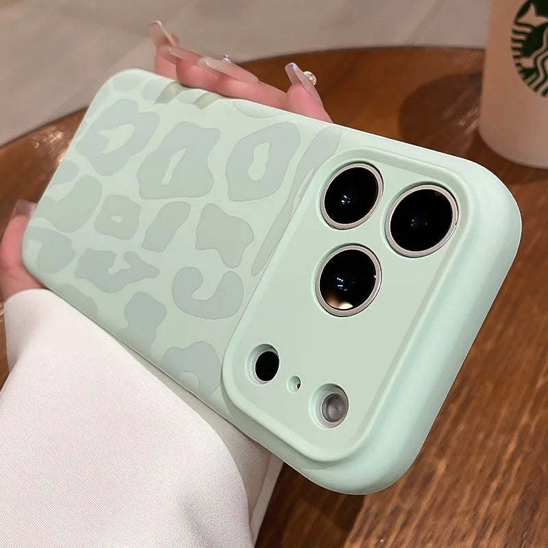 Colorful Leopard Silicone Case