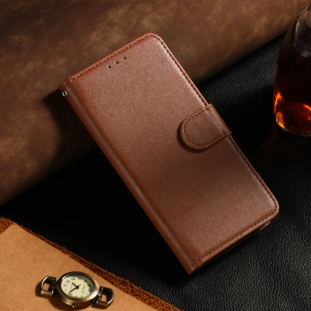 Premium Samsung Leather Wallet Case