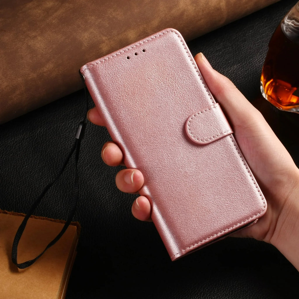 Premium Samsung Leather Wallet Case