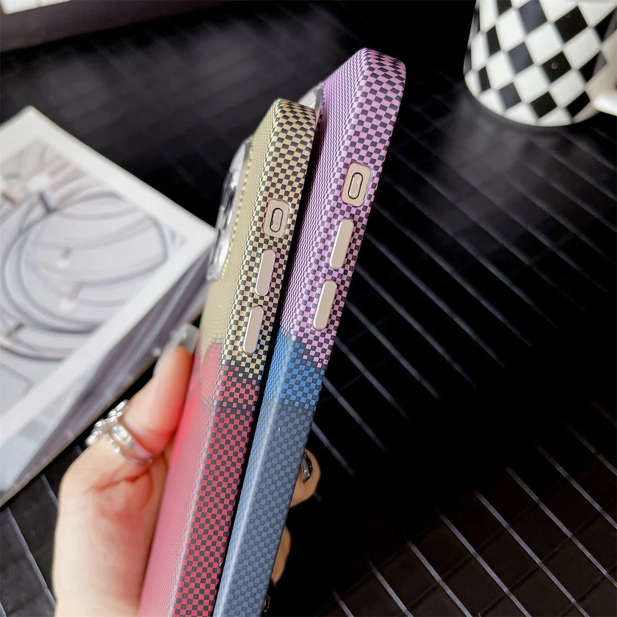 Carbon Fiber Texture Case for iPhone