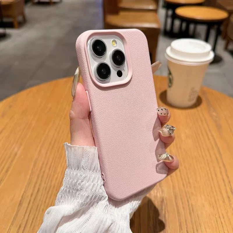 Soft Litchi Leather Pattern Case