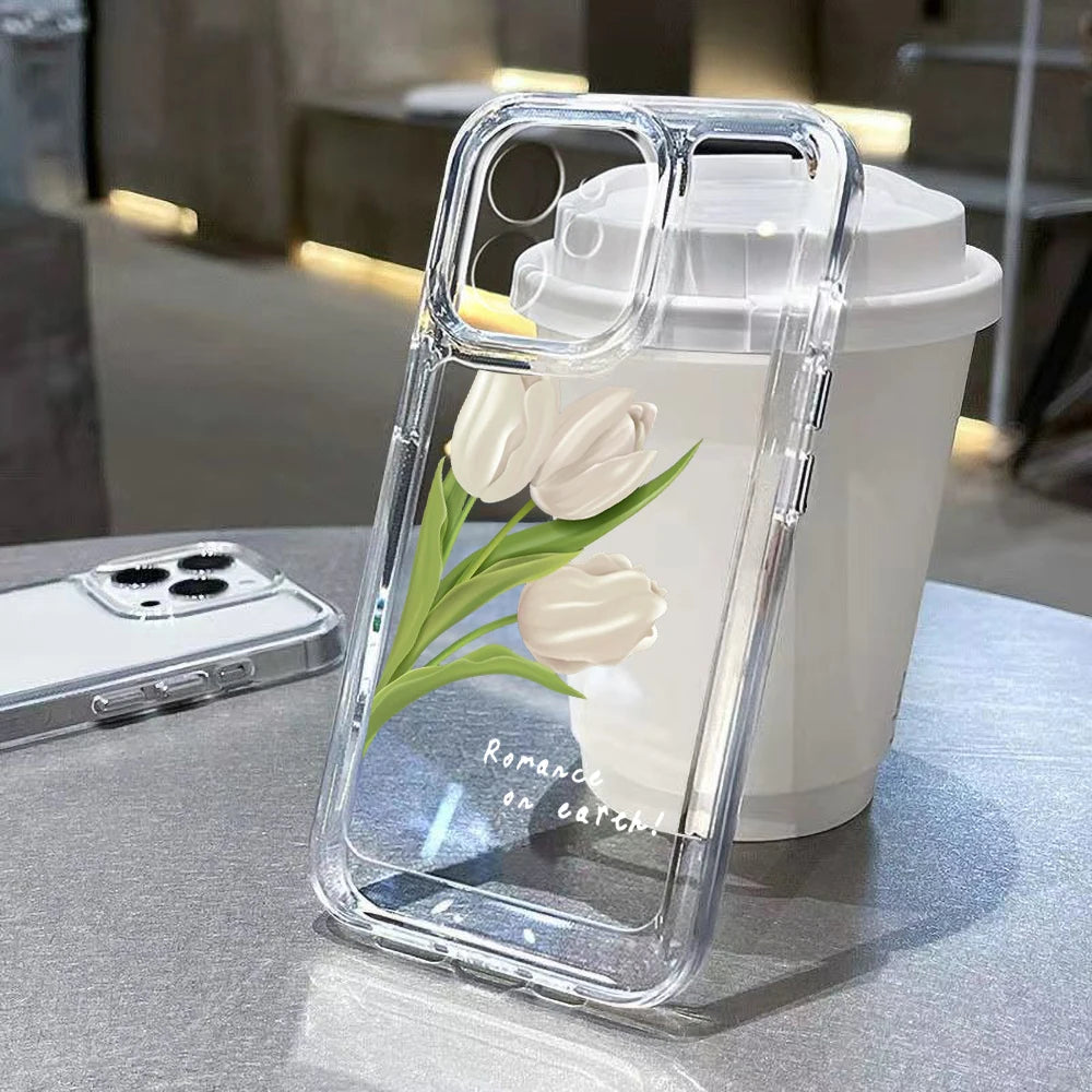 Tulip Bloom Clear Case