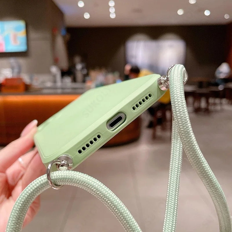 Crossbody Lanyard Galaxy Case