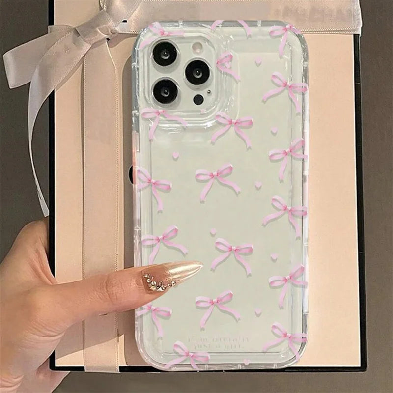 Cute Pink Bow Case