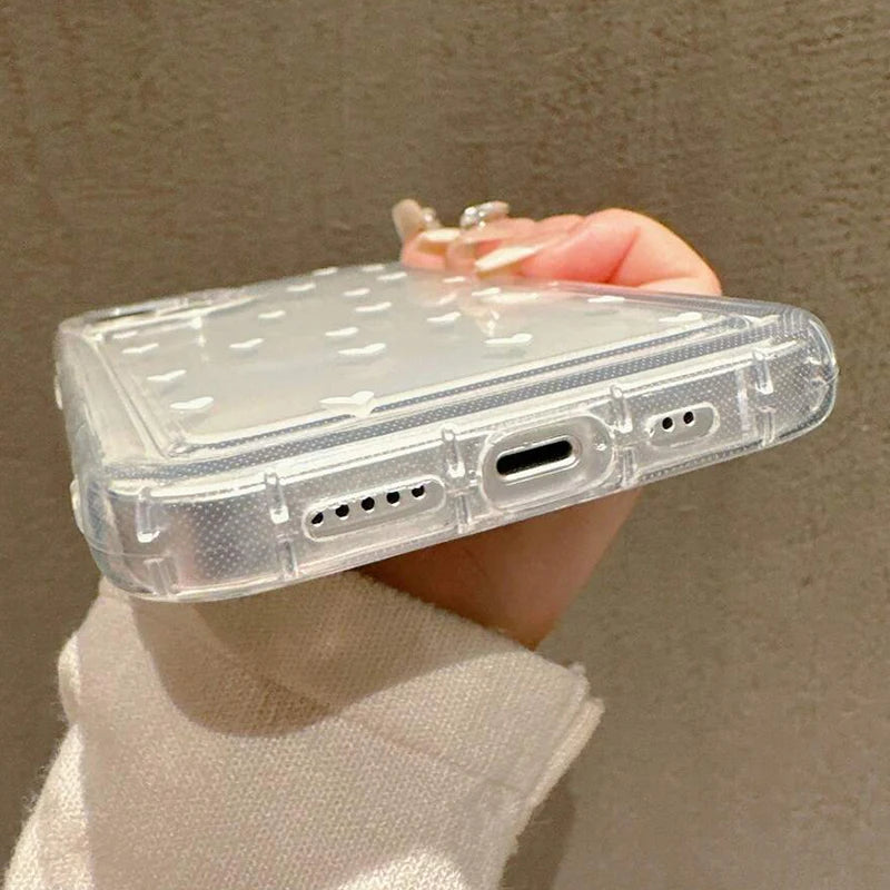 Minimal Heart Clear Case