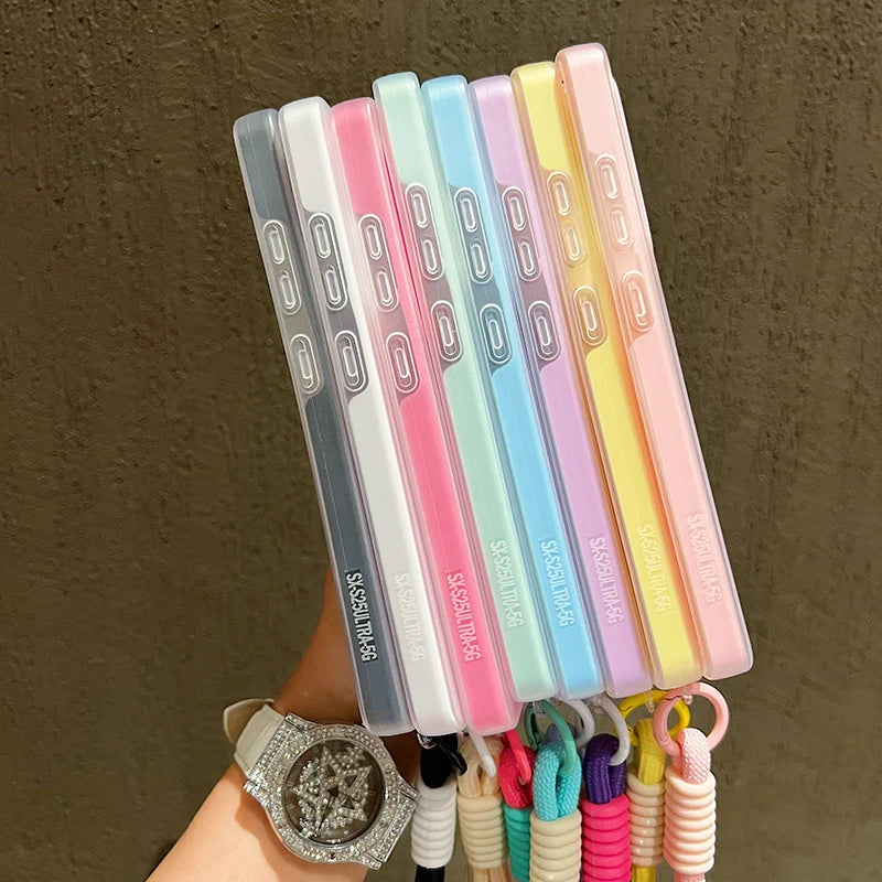 2-in-1 Lanyard Jelly Case