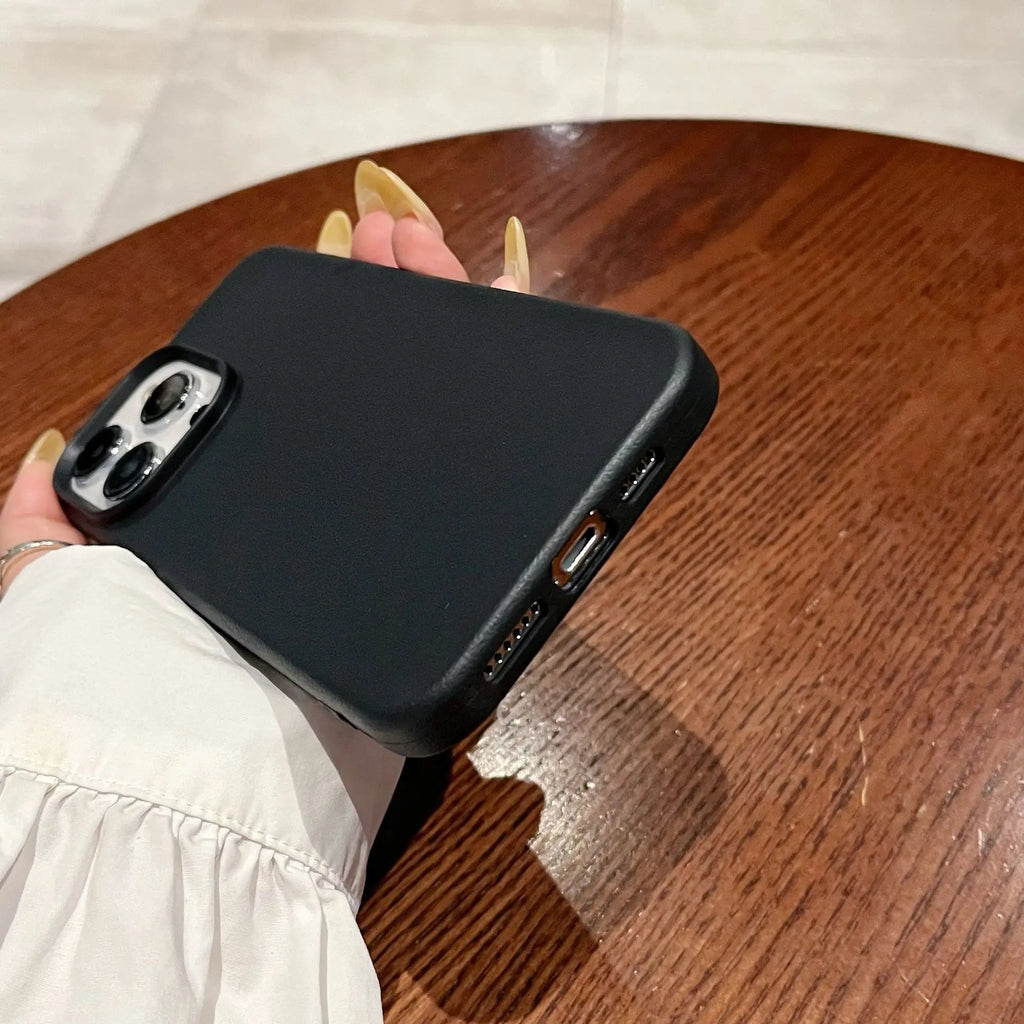 Soft Litchi Leather Pattern Case