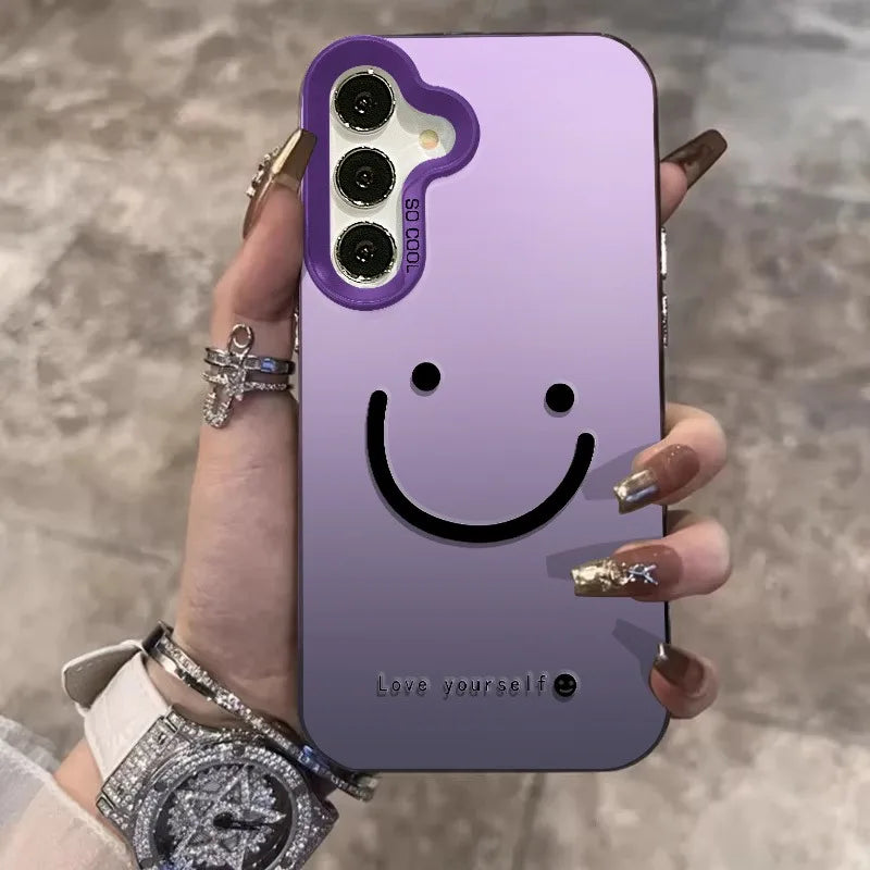 Silver Smile Cheeks Case