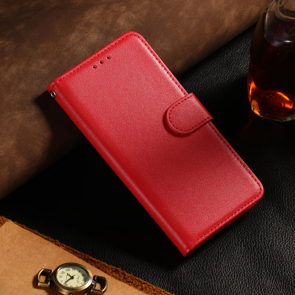 Premium Samsung Leather Wallet Case