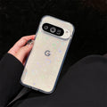 Gradient Heart Glitter Clear Case