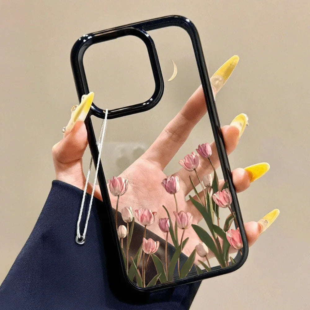 Pink Lily Floral Case