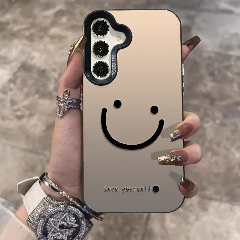 Silver Smile Cheeks Case