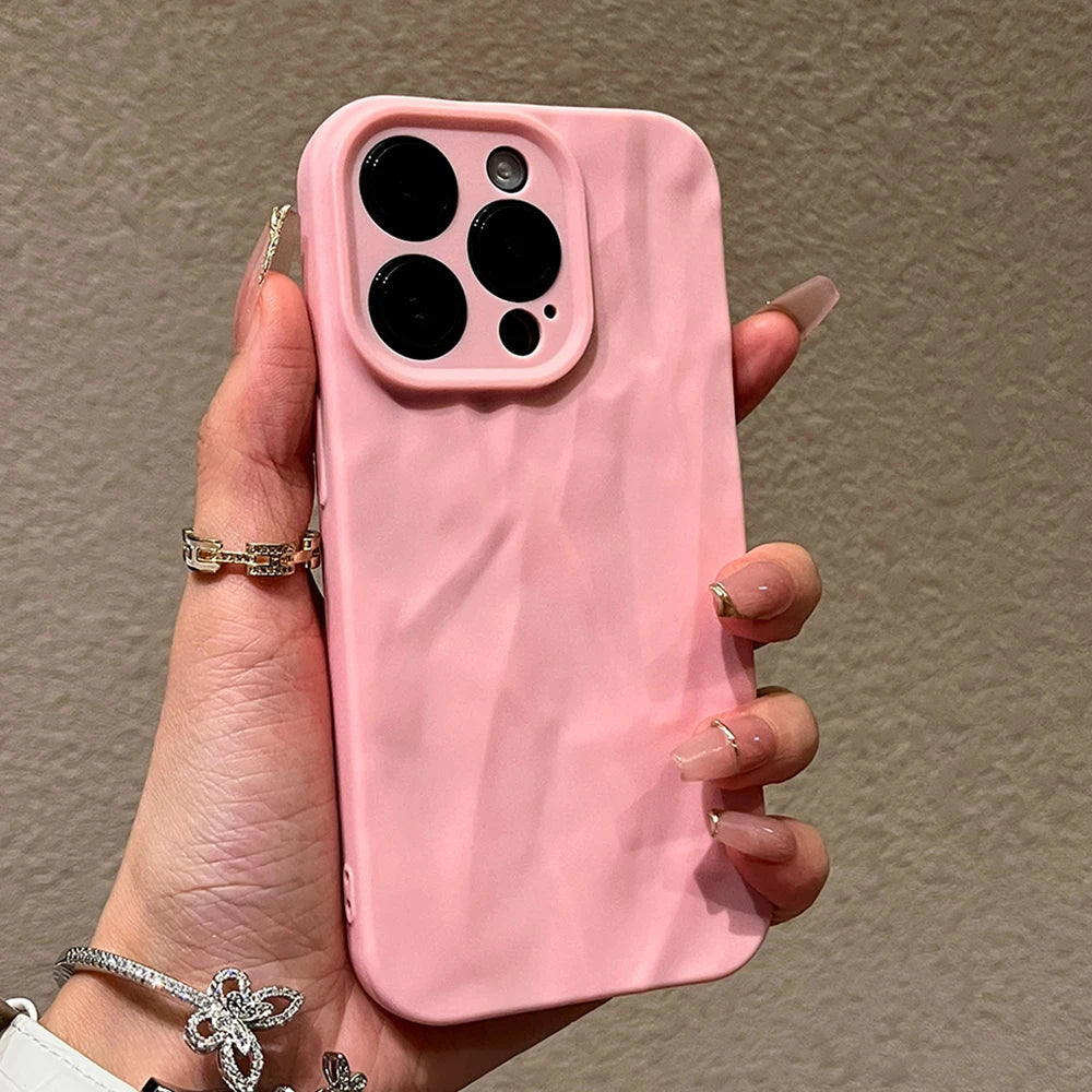 Candy Fold Pattern Silicone Case