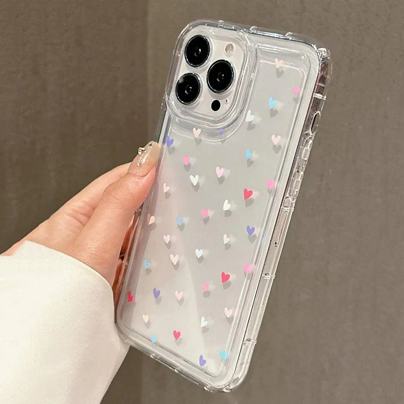 Minimal Heart Clear Case