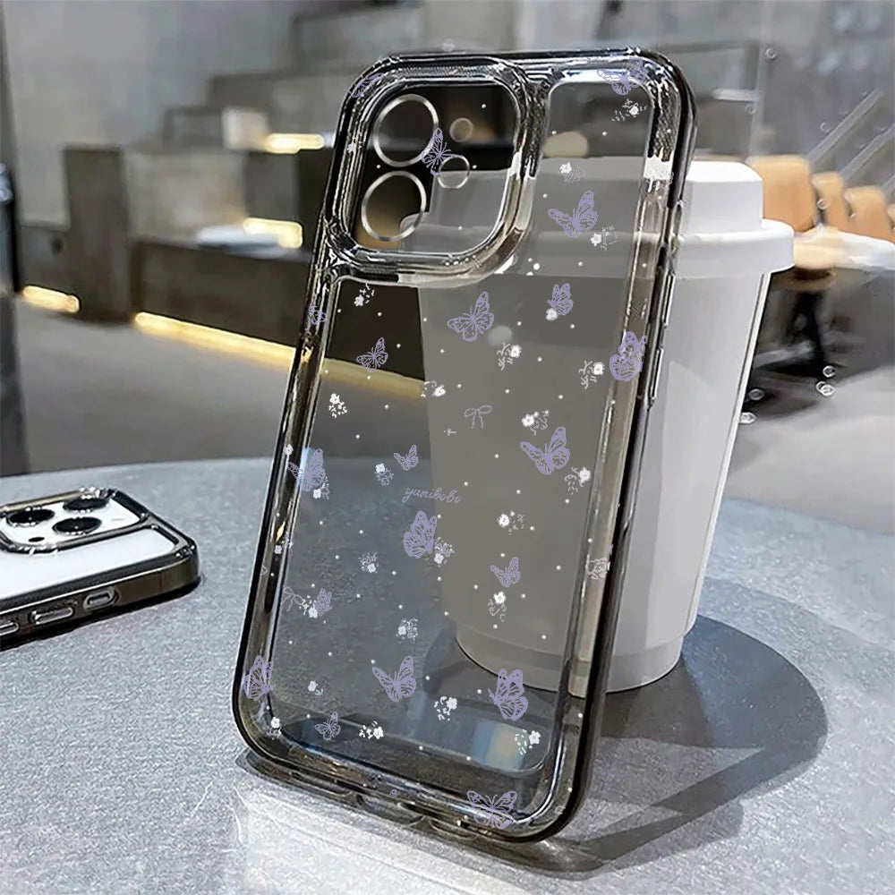 Crystal Butterfly Clear Case