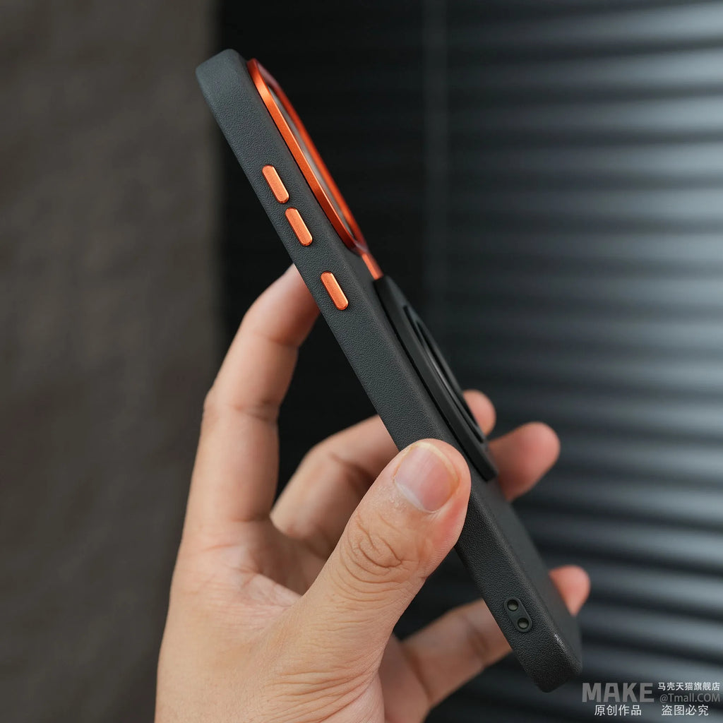 Luxury Matte PU Leather Case