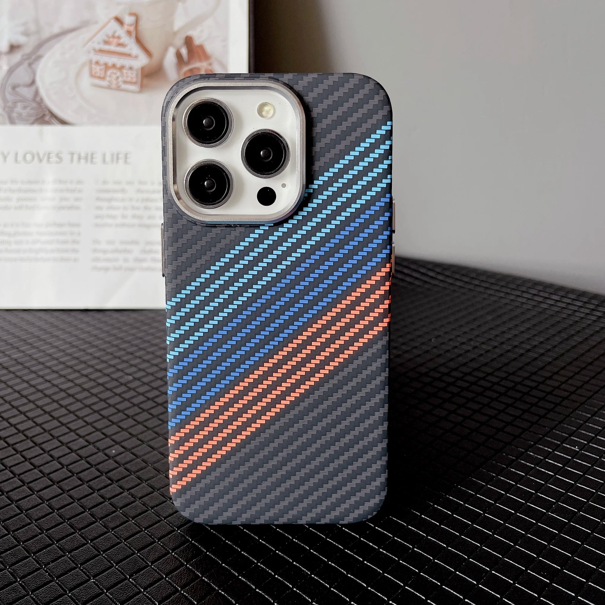 Carbon Fiber Texture Case for iPhone