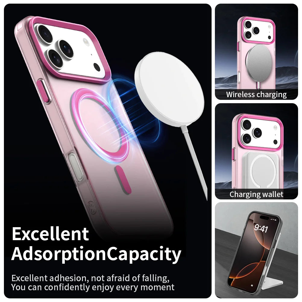 Shockproof Matte Clear Case
