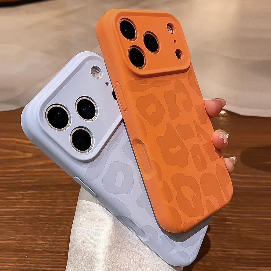 Colorful Leopard Silicone Case