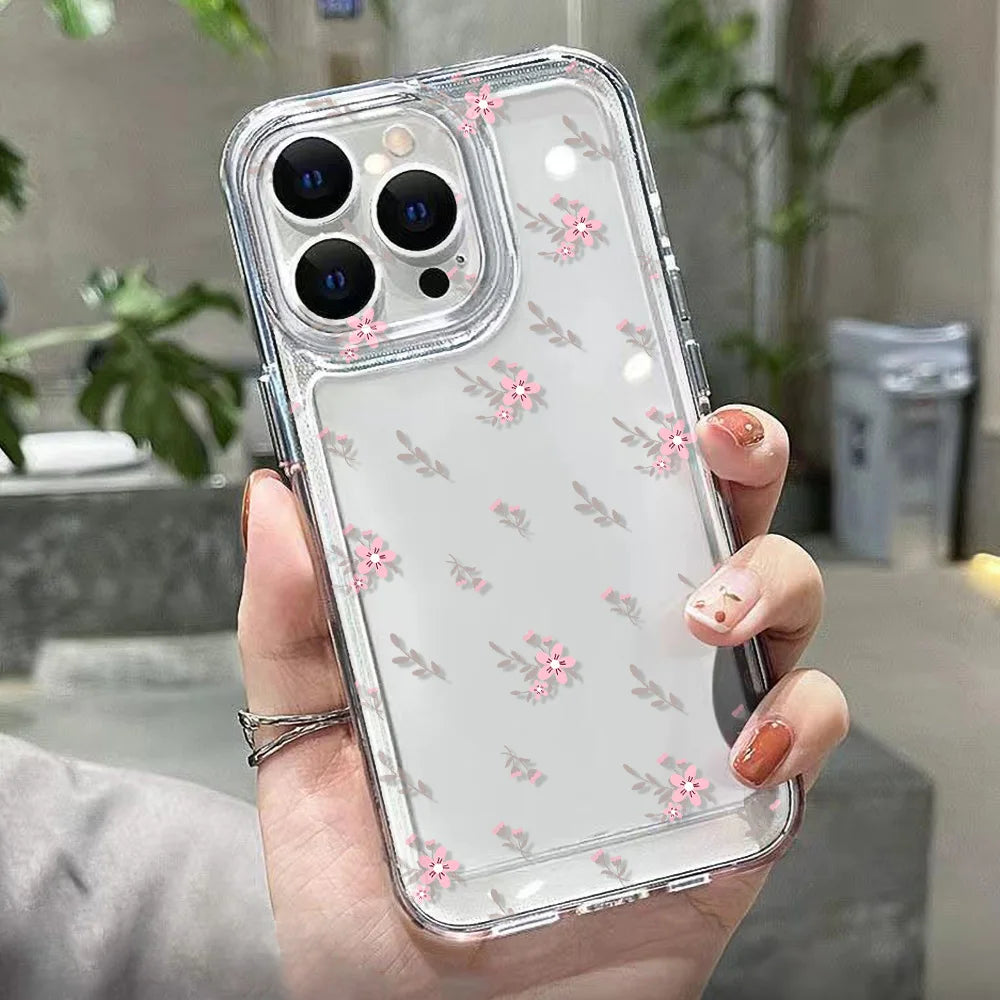 Elegant Flower Clear Case