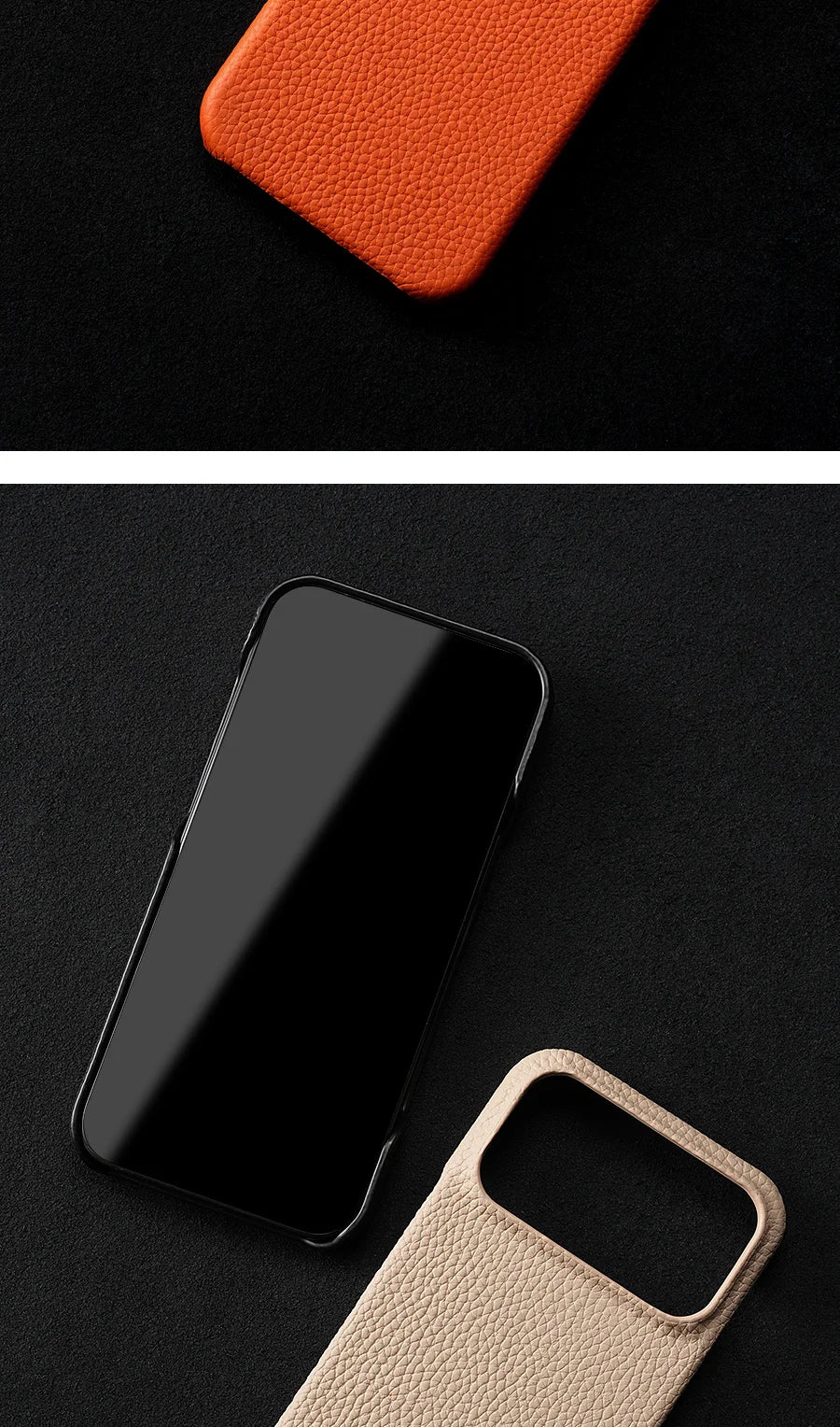 Luxury Natural Cowhide Leather Case