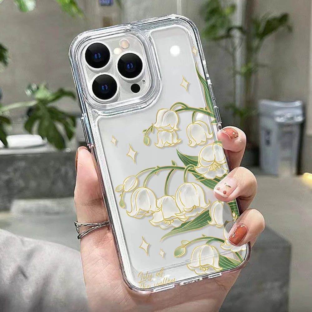 Aesthetic Flower Clear Case