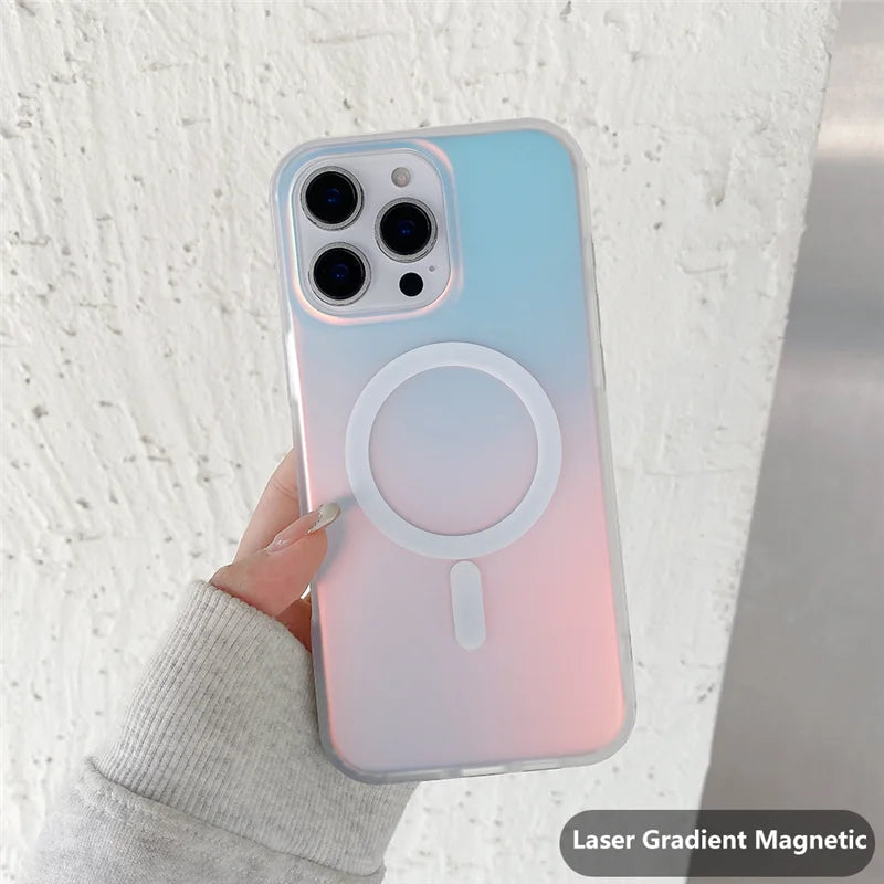 Frosted Laser Gradient Case